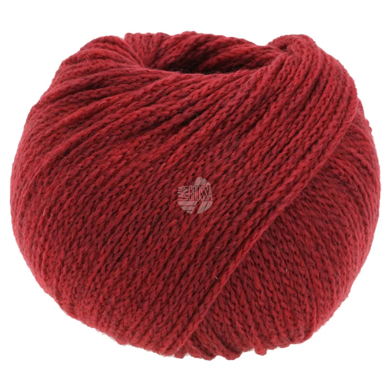 Lana Grossa Cool Merino 01 Ciemnoczerwony