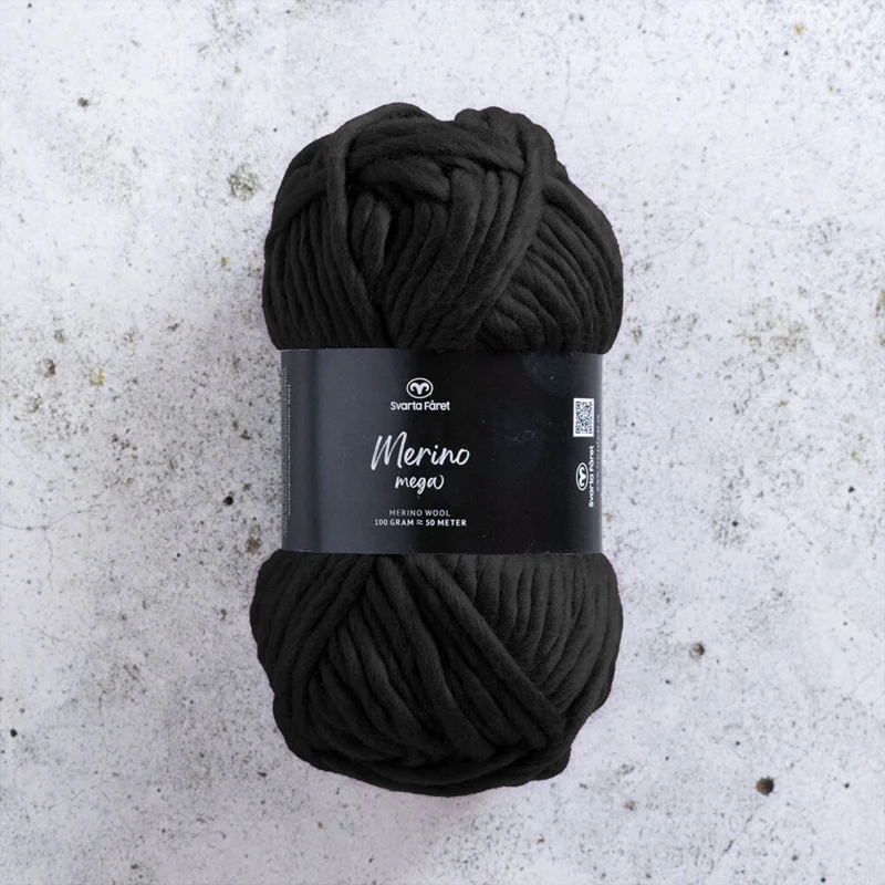 Svarta Fåret Merino Mega 13 Kruczoczarny