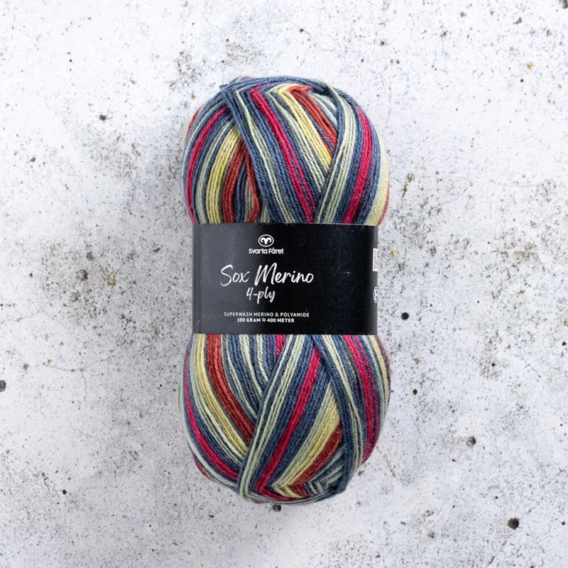Svarta Fåret Sox Merino 4 ply 20 Prasa do cydru