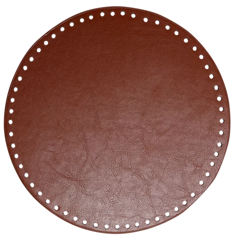 Go Handmade Okrągła Baza: Brązowy, 25 cm