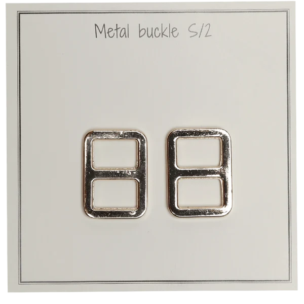 Go Handmade Metalowa Klamra 25 x 19 mm, Złoty