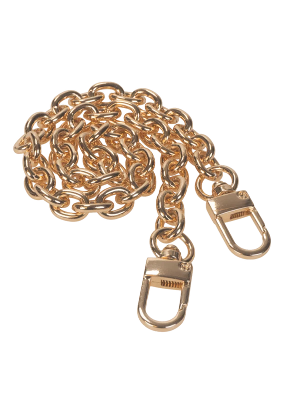 Go Handmade Metalowy łańcuszek (47 i 57 cm): Złoto, 47 cm