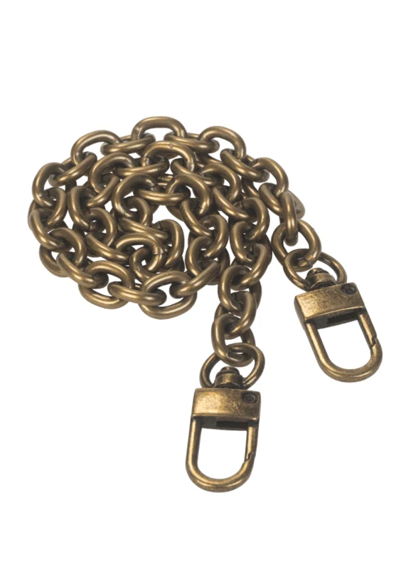 Go Handmade Metalowy łańcuszek (47 i 57 cm): Brąz, 47 cm
