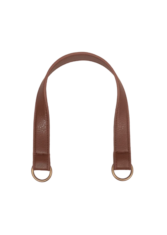 Go Handmade Uchwyt do torby z O-ringiem: Brązowy/brązowy