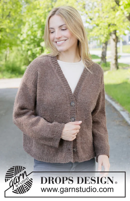 Oak Spirit Cardigan – DROPS 272-39 – zdjęcie 3