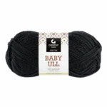 Gjestal Baby Ull 0090 Czarny