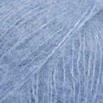 DROPS BRUSHED Alpaca Silk 28 Pacyficzny błękit (Uni colour)