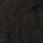 DROPS BRUSHED Alpaca Silk 16 Czarny (Uni colour)