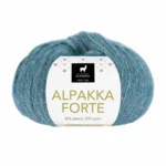 Du Store Alpakka Forte 714 Jasny dżins mieszany