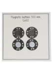 Go Handmade Guziki magnetyczne 20 mm (2 szt.): Szary