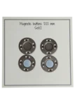 Go Handmade Guziki magnetyczne 20 mm (2 szt.): Brązowy