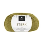 Du Store Alpakka Sterk 843 Żółto-zielony