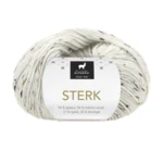 Du Store Alpakka Sterk 929 Biały tweed