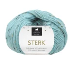 Du Store Alpakka Sterk 928 Karaibski niebieski tweed