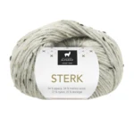 Du Store Alpakka Sterk 930 Jasnoszary melanżowy tweed