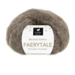 Du Store Alpakka Faerytale 817 Ciemnobrązowoszary melanżowy tweed