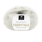 Du Store Alpakka Faerytale 814 Biały tweed