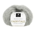 Du Store Alpakka Faerytale 818 Jasnoszary melanżowy tweed