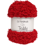 Go Handmade Teddy 17380 Ciepła czerwień