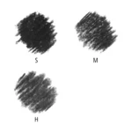 STAEDTLER March lumograph ołówki węglowe i kikut papieru, 3 + 1 szt – Degree