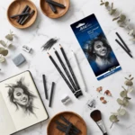 STAEDTLER March lumograph ołówki węglowe i kikut papieru, 3 + 1 szt – Zdjęcie główne