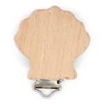 HobbyArts Klips do szelek z drewna, Kształt, 1 sztuka Małż