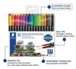 STAEDTLER Długopisy permanentne dwustronne, 36 szt – TB36