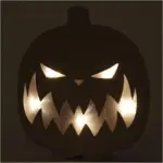Pumpkin Light, 25 cm. D: 4 cm,. B: 22 cm