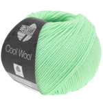 Lana Grossa Cool Wool 2087 Biało-zielony