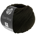 Lana Grossa Cool Wool 2104 Czarny-zielony