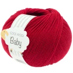 Lana Grossa Cool Wool Baby 343 Wiśniowy