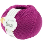 Lana Grossa Cool Wool Baby 345 Czerwonofioletowy