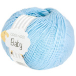 Lana Grossa Cool Wool Baby 321 Pastelowy niebieski