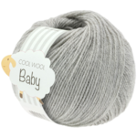 Lana Grossa Cool Wool Baby 206 Jasnoszary melanż