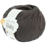 Lana Grossa Cool Wool Baby 334 Ciemnoszary melanż