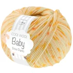 Lana Grossa Cool Wool Baby 374 Cytrusowożółty/Żółty/Turkusowy/Majowa zieleń