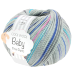 Lana Grossa Cool Wool Baby 316 Jasnoszary/Ciemnoszary/Dżinsowy/Atramentowy/Różowy/Turkusowy