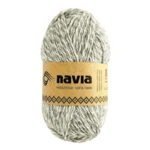 Navia Sock Yarn 513 Nakrapiany jasnoszary