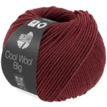 Lana Grossa Cool Wool Big 1700 Bordowy melanż