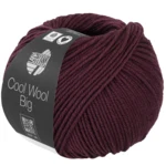 Lana Grossa Cool Wool Big 1044 Czarwonoczarny
