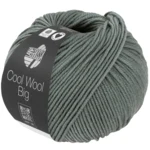 Lana Grossa Cool Wool Big 1040 Szarozielony