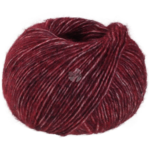 Lana Grossa Natural Alpaca Pelo 30 Melanżowany bordo
