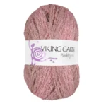 Viking Pleddgarn 763 Brązowy/Różowy