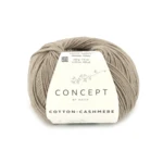 Katia Cotton-Cashmere 91 Szaro beżowy
