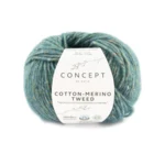 Katia Cotton-Merino Tweed 504 Zielono-niebieski