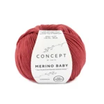 Katia Concept Merino Baby 094 Malinowa czerwień