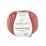 Katia Concept Merino Baby 087 Łososiowy róż