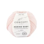 Katia Concept Merino Baby 007 Bardzo jasny róż