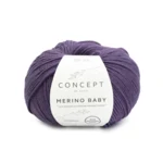 Katia Concept Merino Baby 159 Ciemnofioletowy