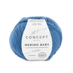 Katia Concept Merino Baby 044 Średni niebieski
